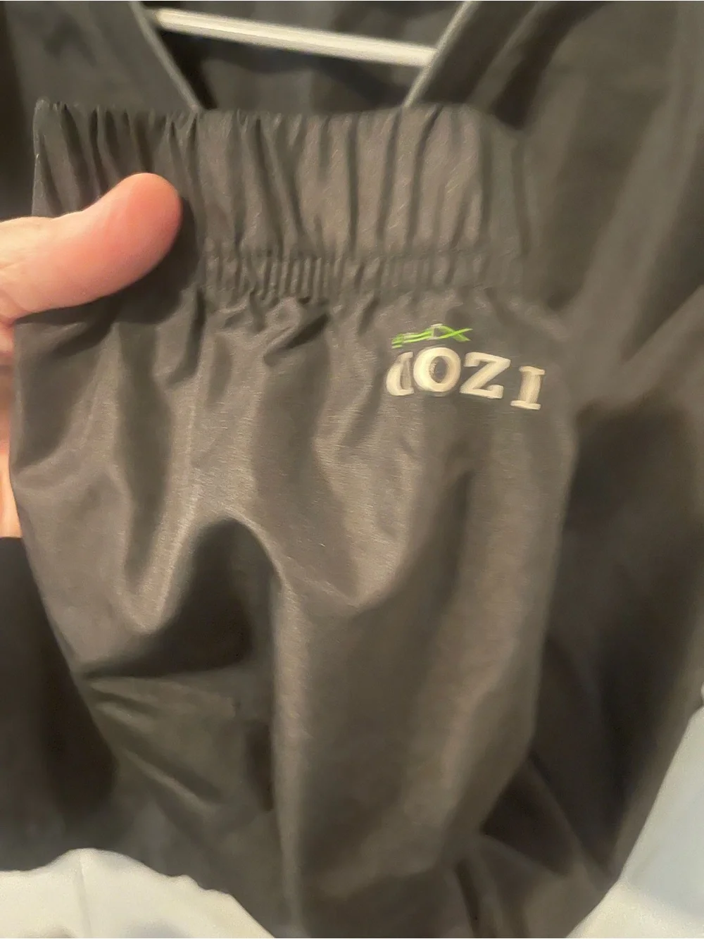 Izod Black Golf V-Neck Shirt